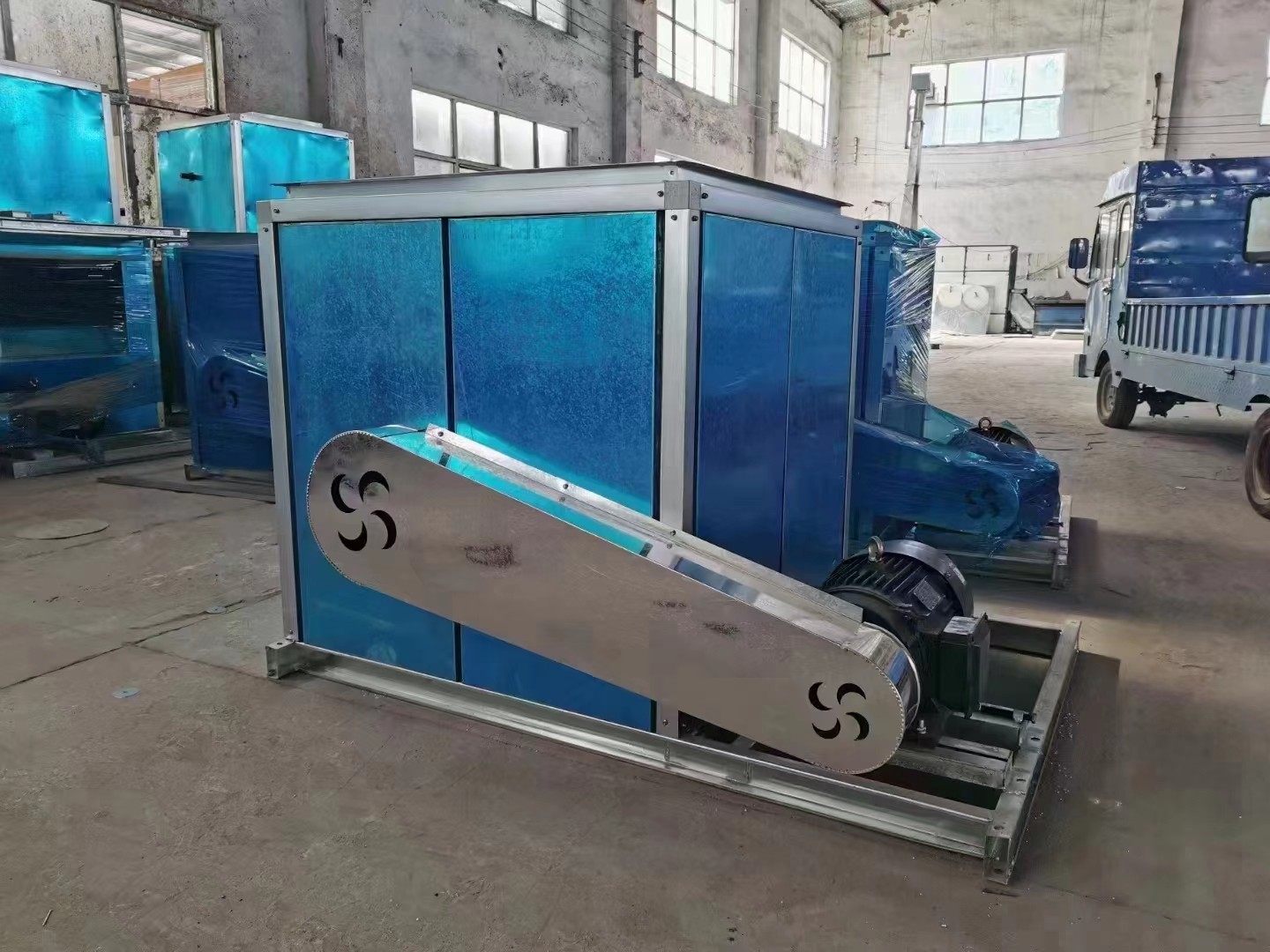 柜式离心风机箱的工作原理以及安装应用