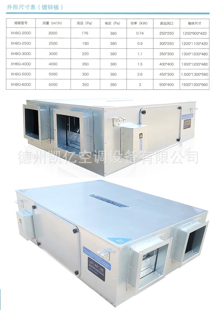 新风机和空调风机的区别